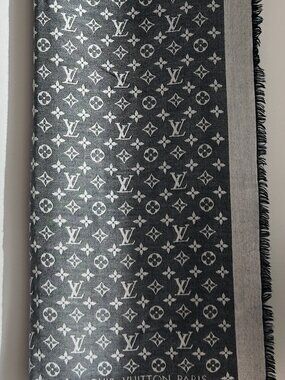 Louis Vuitton Monogram Wrap Shawl Scarf